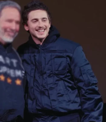 Promotional Event 2026 Timothée Chalamet Blue Jacket