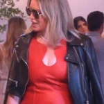 RHOBH Amanda Frances Black Leather Jacket