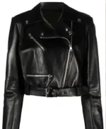 RHOBH Amanda Frances Black Leather Jacket