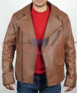 Rami Malek The Amateur Brown Jacket