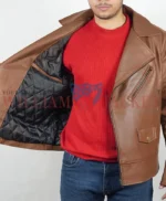 Rami Malek The Amateur Brown Jacket