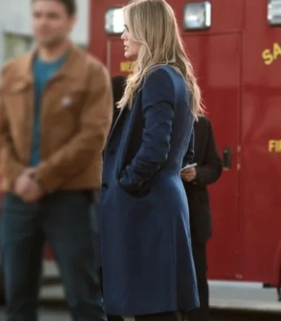 Rebecca Henderson The Hunting Party S01 Blue Coat