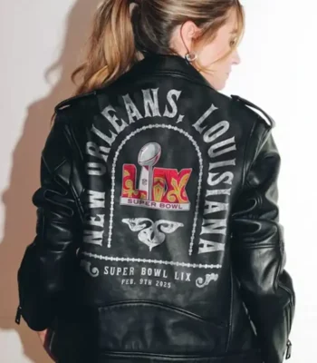 Rebecca Minkoff X Erin Andrews Super Bowl LIX Biker Jacket