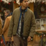 Reda Elazouar The Family Plan 2 Olive Quilted Jacket