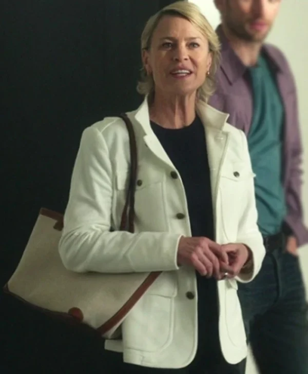 Robin Wright The Girlfriend S01 White Jacket