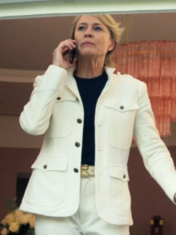 Robin Wright The Girlfriend S01 White Jacket