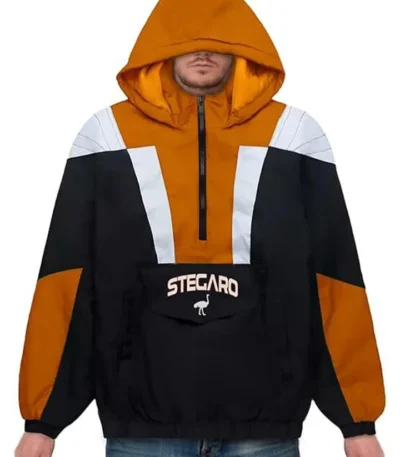 Ronin Black Orange Anorak Stegaro Jacket