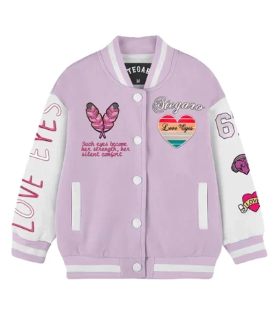 Rosie Love Eyes Stegaro Varsity Jacket