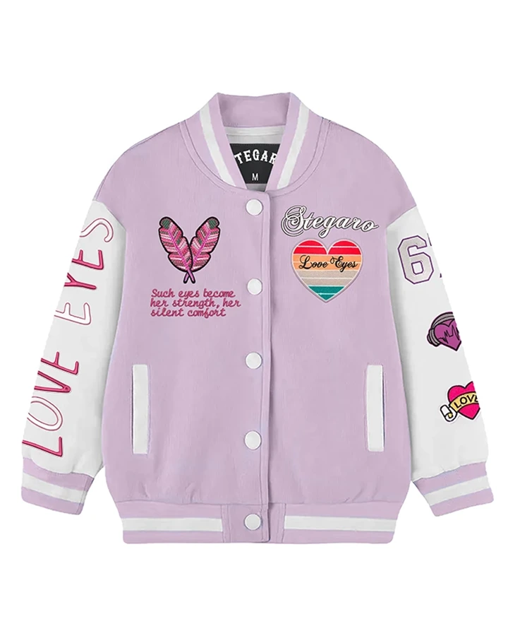 Rosie Love Eyes Stegaro Varsity Jacket Rosie Love Eyes Stegaro Varsity Jacket