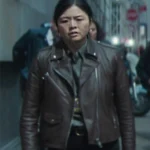 Ruibo Qian Daredevil Born Again Brown Leather Jacket