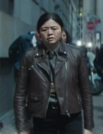 Ruibo Qian Daredevil Born Again Brown Leather Jacket