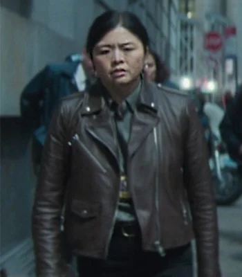 Ruibo Qian Daredevil Born Again Brown Leather Jacket