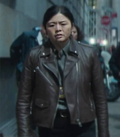Ruibo Qian Daredevil Born Again Brown Leather Jacket