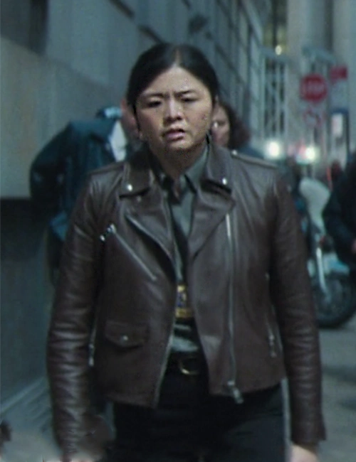 Ruibo Qian Daredevil Born Again Brown Leather Jacket Ruibo Qian Daredevil Born Again Brown Leather Jacket
