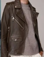 Ruibo Qian Daredevil Born Again Brown Leather Jacket