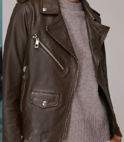 Ruibo Qian Daredevil Born Again Brown Leather Jacket