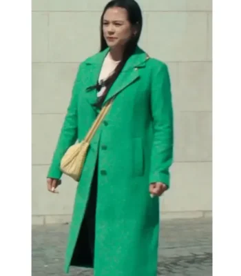 Run Away Katie Green Wool Coat