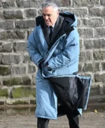 Run Away Simon Greene Blue Hooded Coat