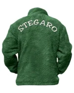 Rylee Fur Stegaro Green Jacket