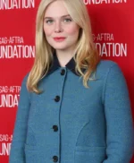 Foundation Event Elle Fanning Blue Jacket