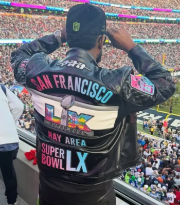 Gee Scott Sr Super Bowl LX Leather Jacket