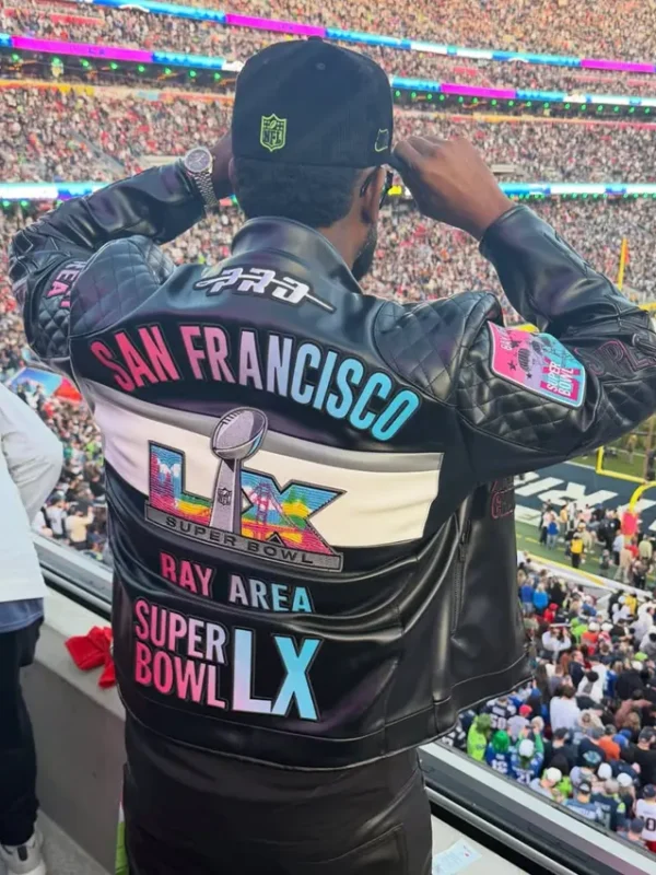 Gee Scott Sr Super Bowl LX Leather Jacket