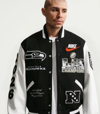 Seattle Seahawks Super Bowl LX Champions Destroyer Jacket