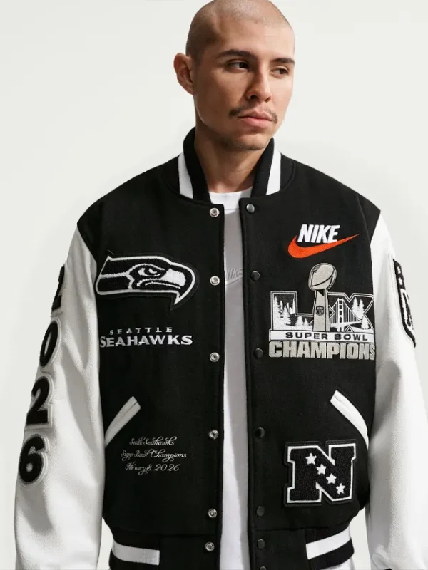 Seattle Seahawks Super Bowl LX Champions Destroyer Jacket