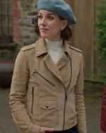 Shenae Grimes-Beech Love Of The Irish Beige Jacket