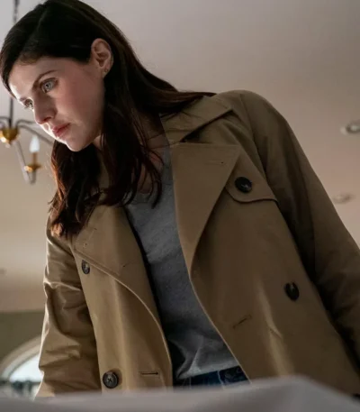 Alexandra Daddario Mayfair Witches S02 Brown Coat