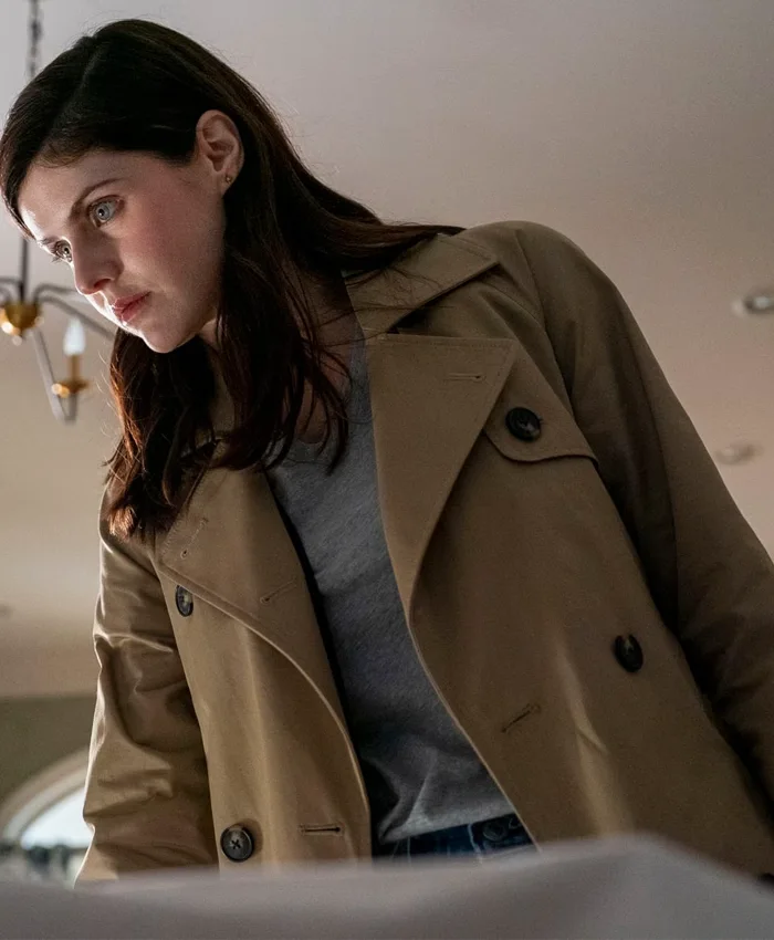 Alexandra Daddario Mayfair Witches S02 Brown Coat Alexandra Daddario Mayfair Witches S02 Brown Coat
