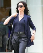 Anne Hathaway The Devil Wears Prada 2 Blue Blazer