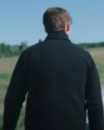 Eddie Redmayne The Day Of The Jackal Black Wool Jacket