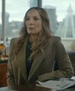 Joanne Froggatt MobLand Plaid Blazer