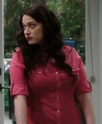 Kat Dennings Shifting Gears Pink Shirt