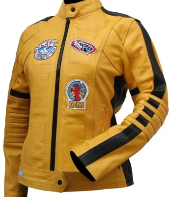 Kill Bill (Movie 2003) The Bride Yellow Motorcycle Jacket