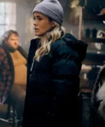 Melissa Roxburgh The Hunting Party Puffer Jacket