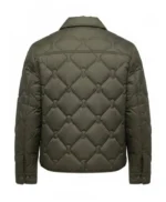 Michele Morrone The Housemaid Green Quilted Jacket