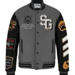 Stegaro Panther Perfect Killer Varsity Bomber Jacket