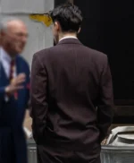 Timothée Chalamet Marty Supreme Maroon Suit