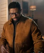 Tongayi Chirisa Mayfair Witches S02 Brown Suede Jacket