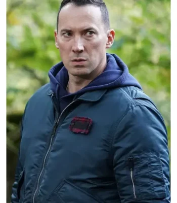 Silent Witness Jack Hodgson Blue Bomber Jacket