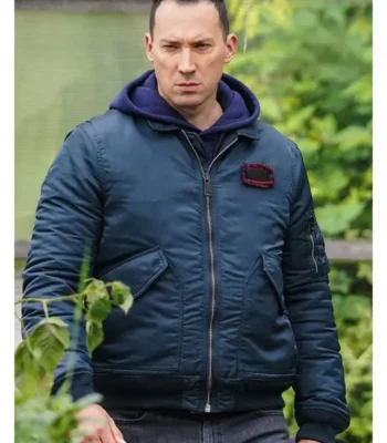 Silent Witness Jack Hodgson Blue Bomber Jacket