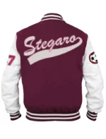 Soccer Stegaro Maroon Varsity Jacket