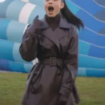 Sofia Carson The Life List Black Coat