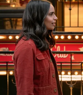 Sofia Carson The Life List Red Jacket