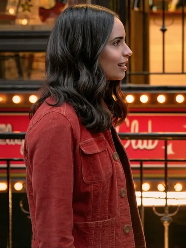 Sofia Carson The Life List Red Jacket