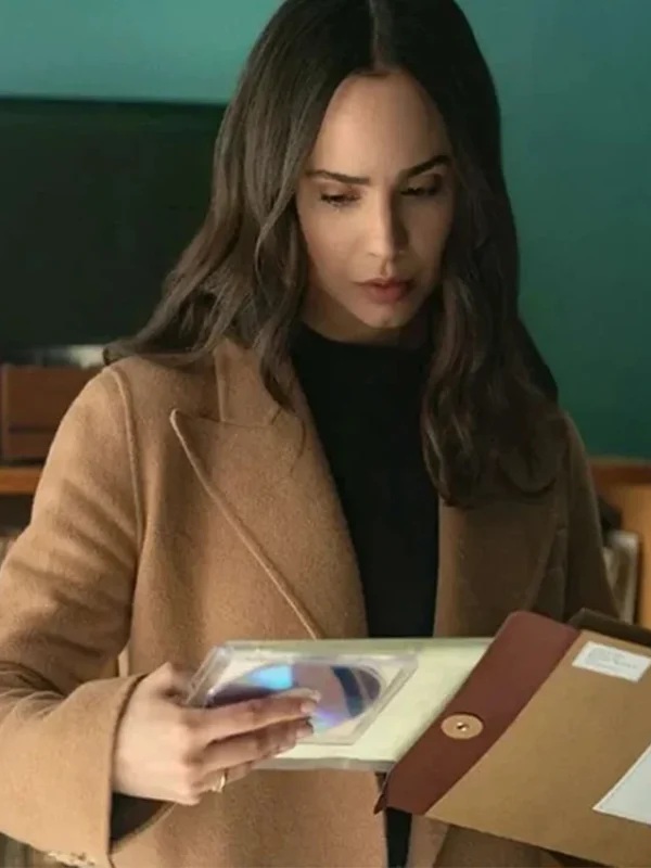 Sofia Carson The Life List Wool Coat