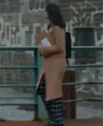 Sofia Carson The Life List Wool Coat