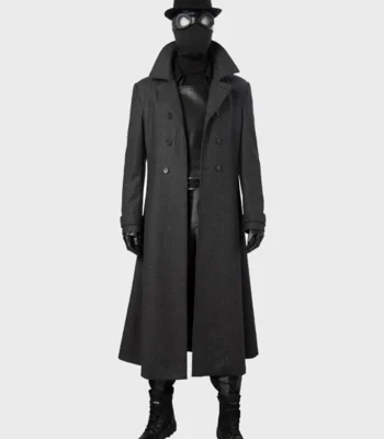 Spider Man Into The Spider Verse Noir Trench Coat
